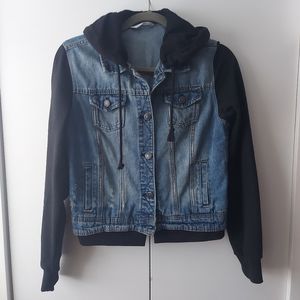 Highway Jeans Denim Jacket with Hoodie